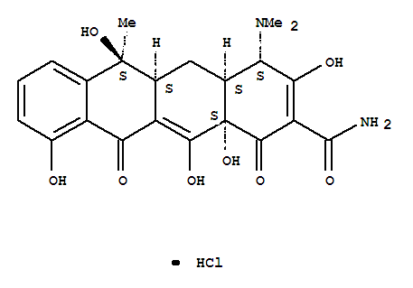 2-Naphthacenecarboxamide,4-(dimethylamino)-1,4,4a,5,5a,6,11,12a-octahydro-3,6,10,12,12a-pentahydroxy-6-methyl-1,11-dioxo-,hydrochloride (1:1), (4S,4aS,5aS,6S,12aS)-